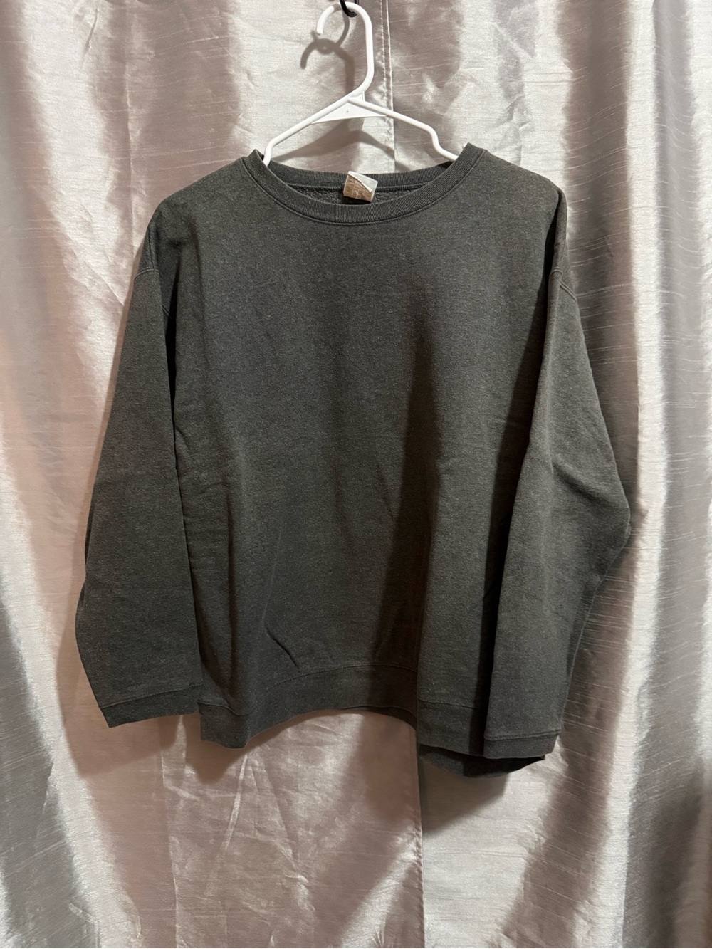 Hanes Women's Turtleneck-Style Sweater - Charcoal
